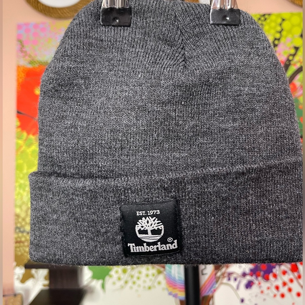 Timberland Charcoal Knit Hat